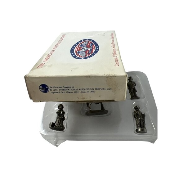 The Americana Pewter Collection Figurines Set - Picture 9 of 12
